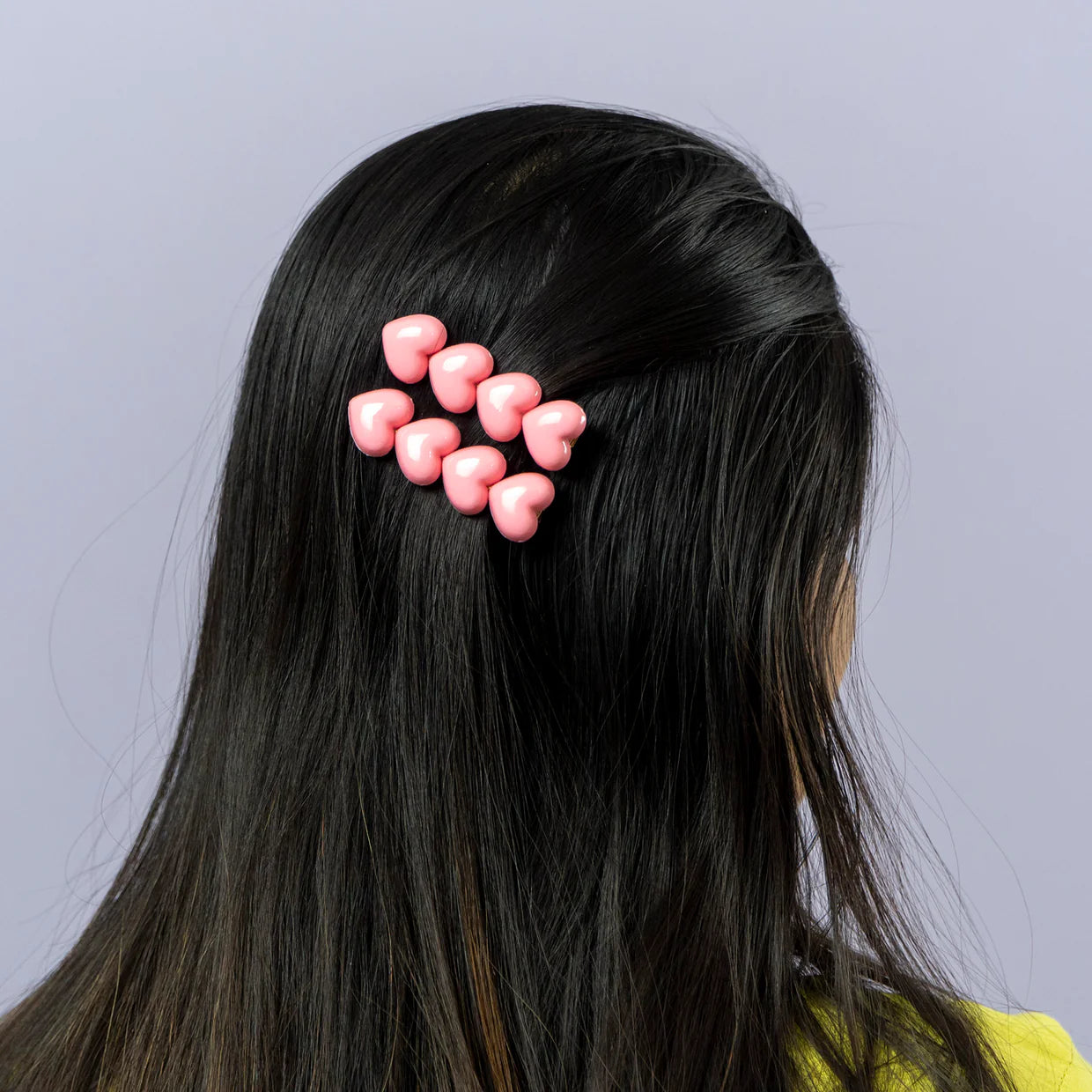 Heart Gloss Hair Pins