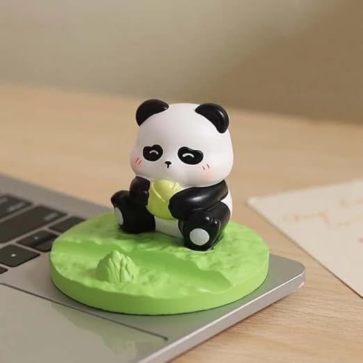 Bamboo Panda Phone Holder