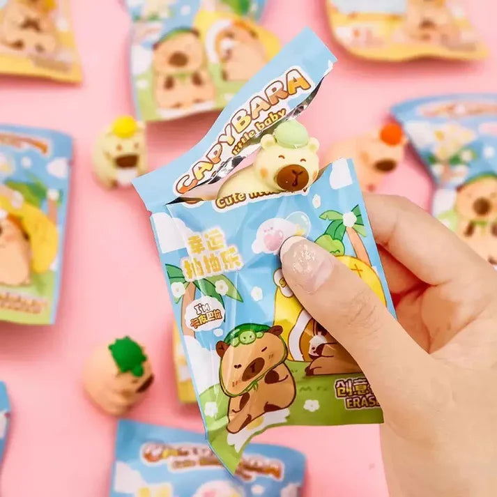 capybara sanrio eraser blind pack
