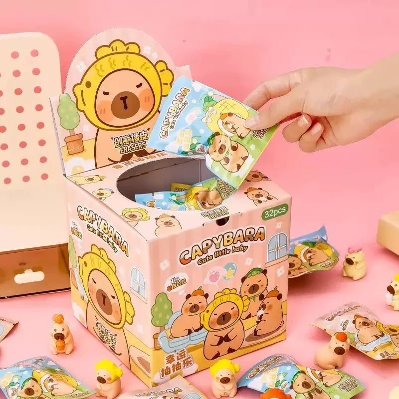 capybara sanrio eraser blind pack