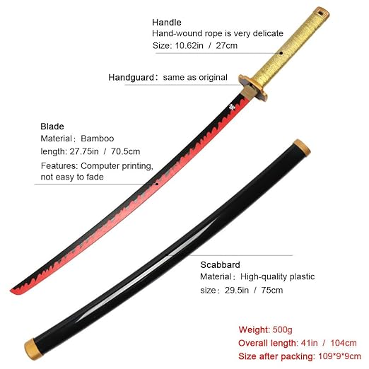 Yorichi demon slayer katana -104cm