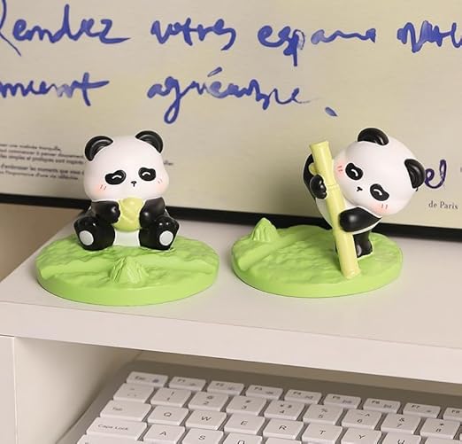 Bamboo Panda Phone Holder