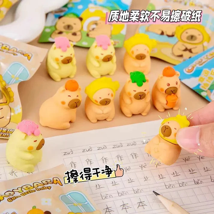 capybara sanrio eraser blind pack