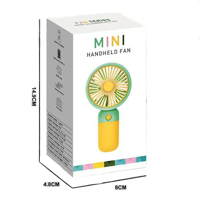 ASTHETIC BLITZ , Mini Portable Rechargeable Fan