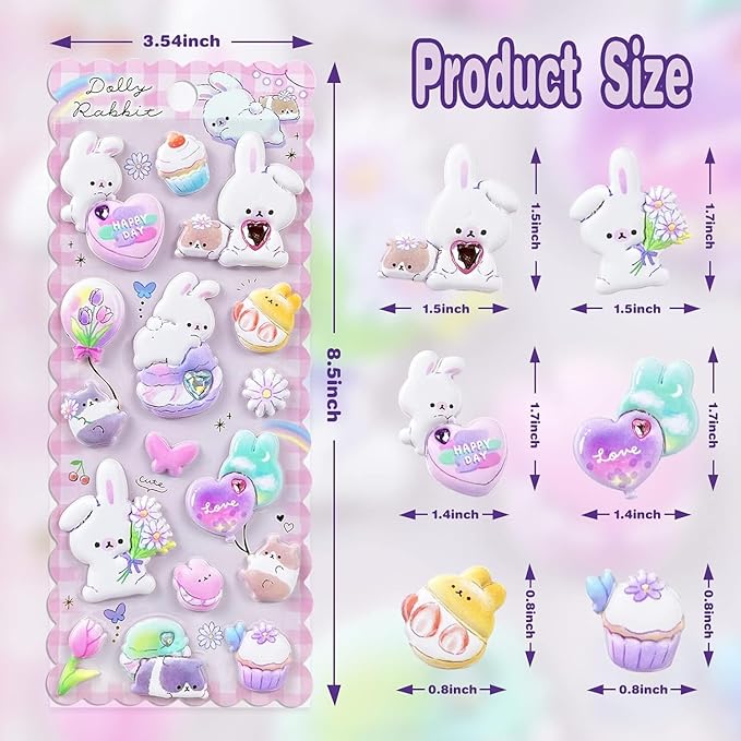 Puffy Sticker for Kids