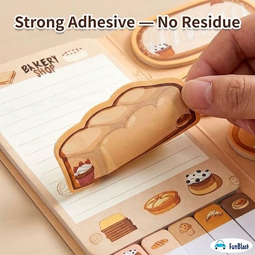 Coffee or Bakery Printed Sticky Notes