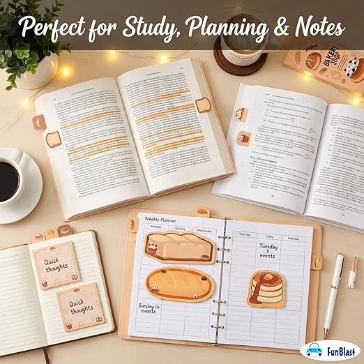 Coffee or Bakery Printed Sticky Notes