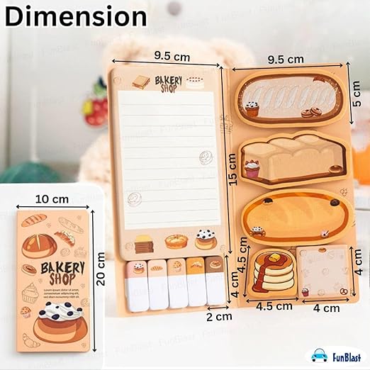 Coffee or Bakery Printed Sticky Notes