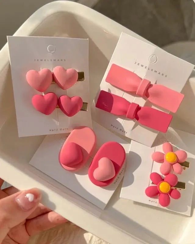 Cute Korean Hairpins -2pcs