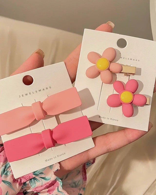 Cute Korean Hairpins -2pcs