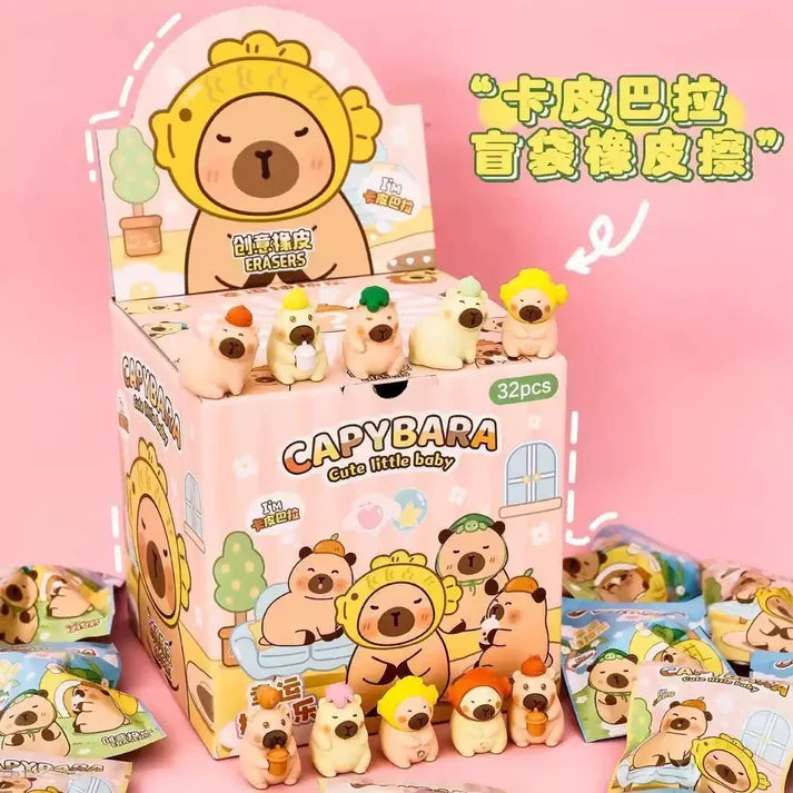 capybara sanrio eraser blind pack