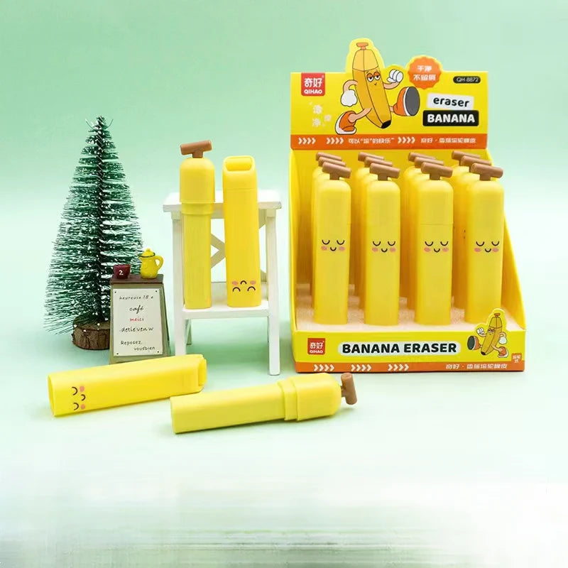 Banana Fruit Erasers for Kids | Fun Stationery