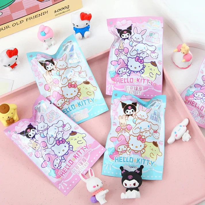 capybara sanrio eraser blind pack