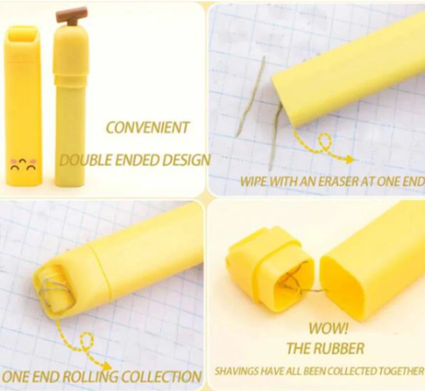 Banana Fruit Erasers for Kids | Fun Stationery