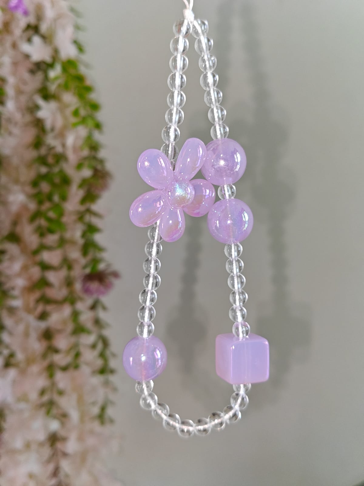 Big flower phone charm