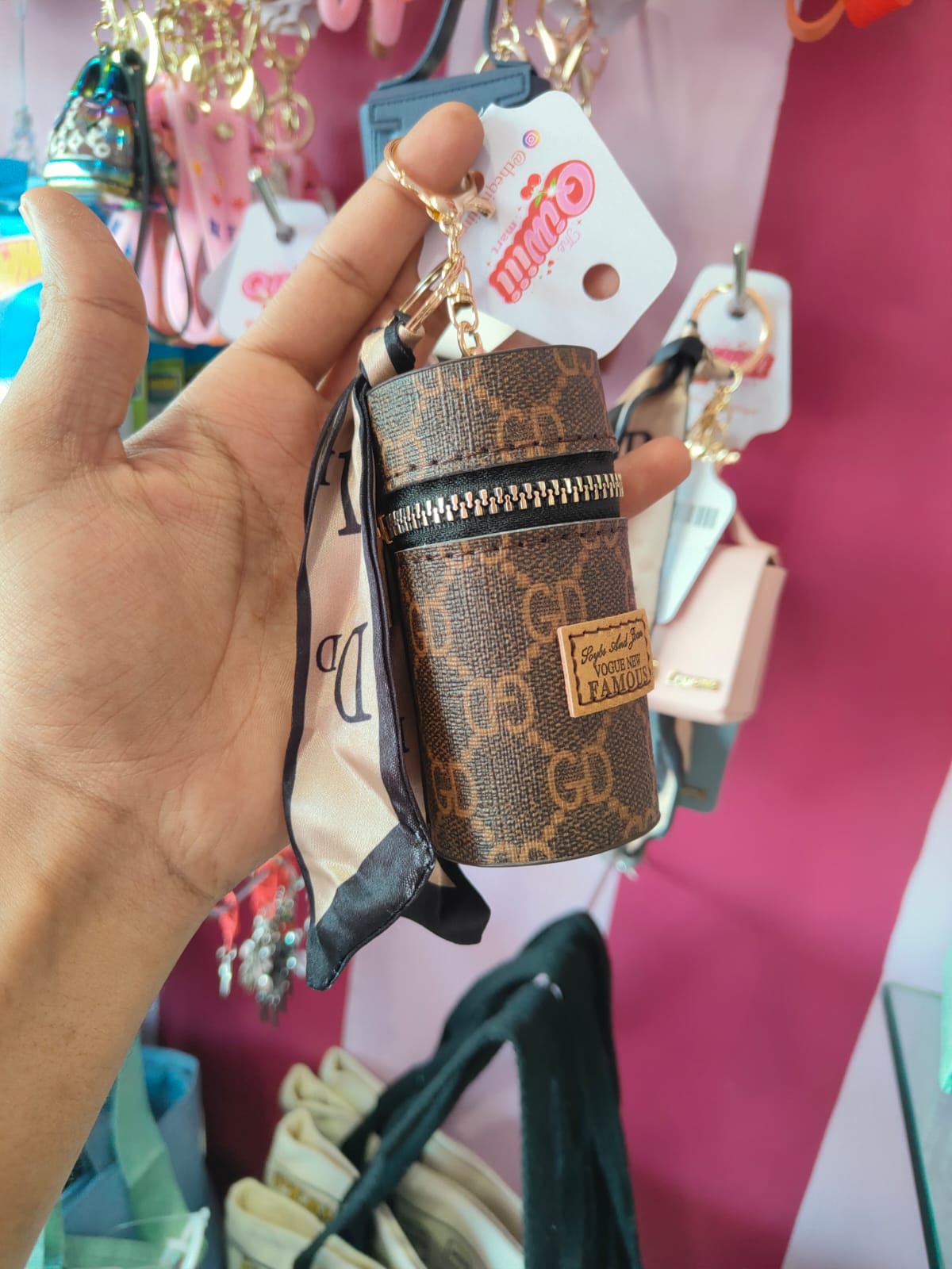 SCARF BAG CHARM