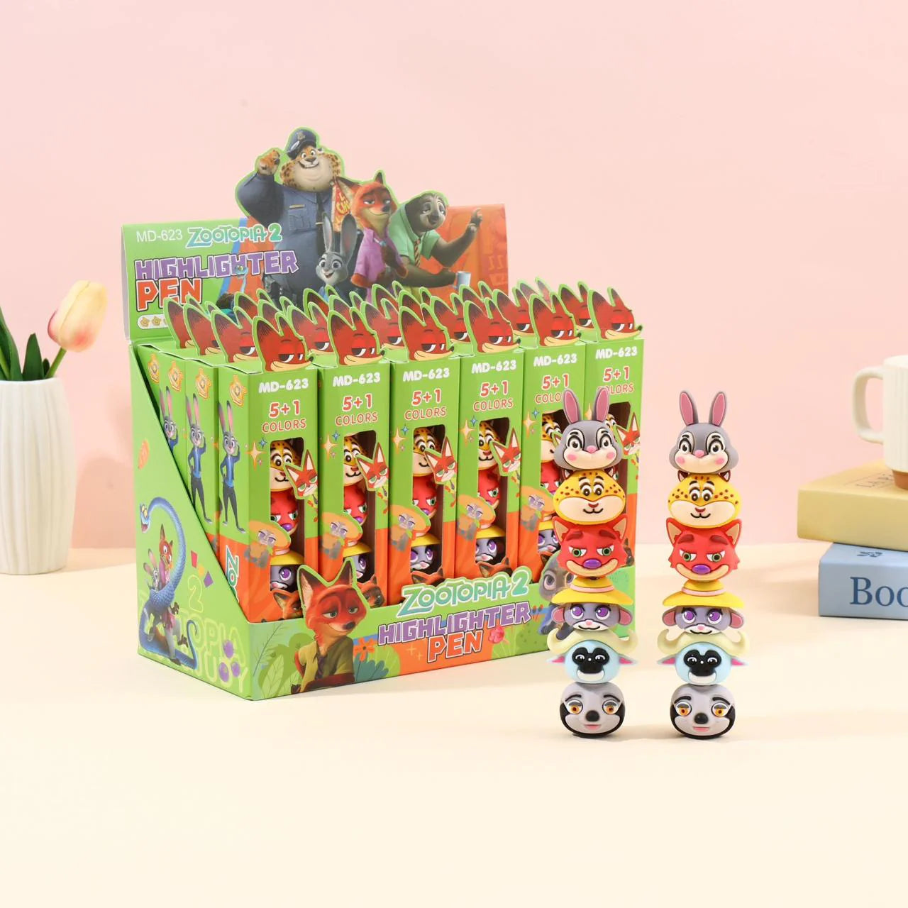 zootopia Stackable Fluorescent Pen