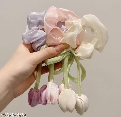 New Tulip Ribbon Hair Band - 2pcs