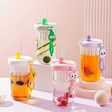 GLASS CARTOON BOTTLE
