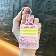 Musical instrument music keychain