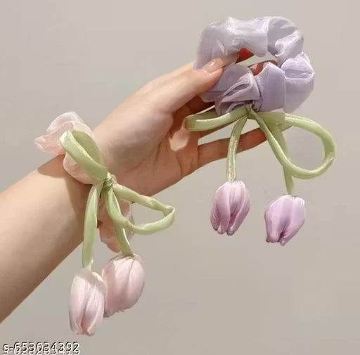New Tulip Ribbon Hair Band - 2pcs