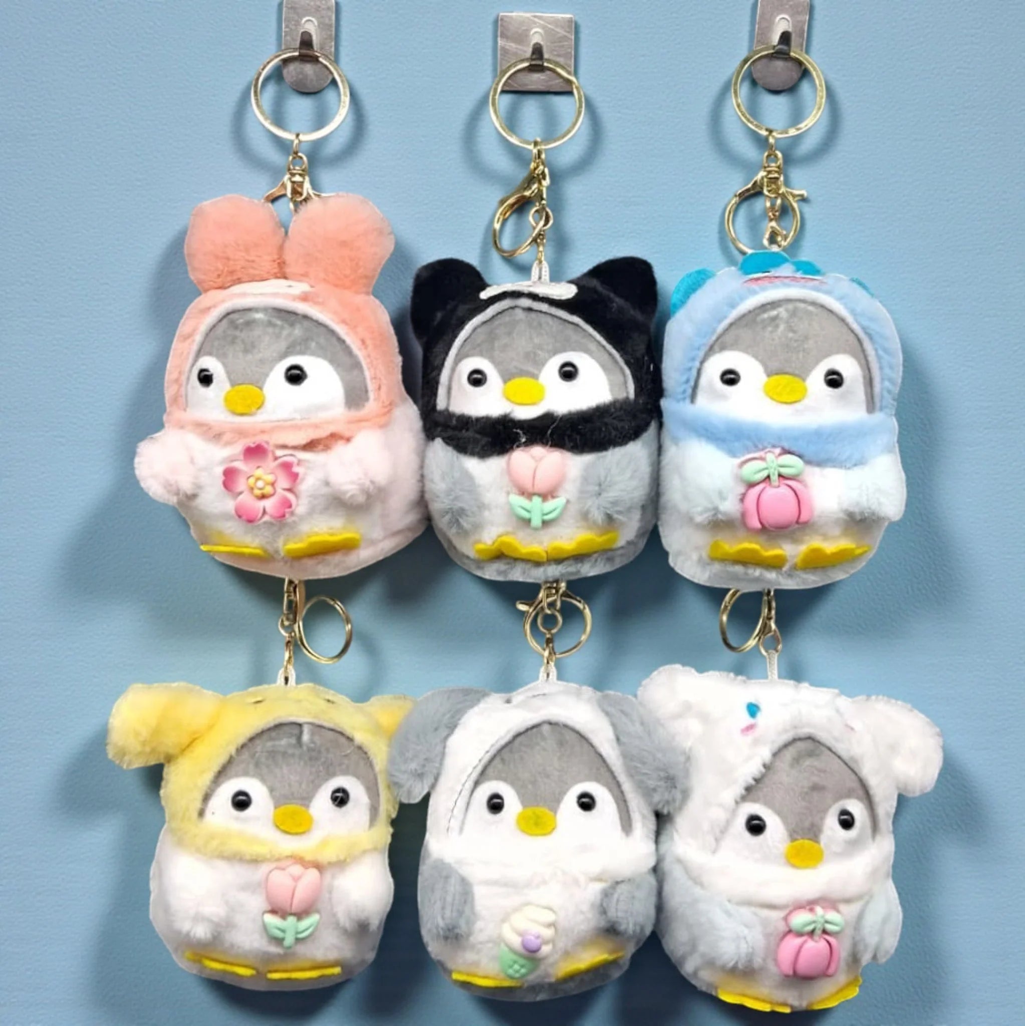Penguin Soft Plushie Keychain